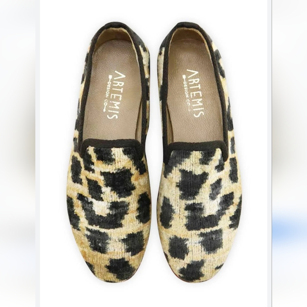Artemis Design Co loafer Women EU 40 US 10  Made in Turkey  leopard